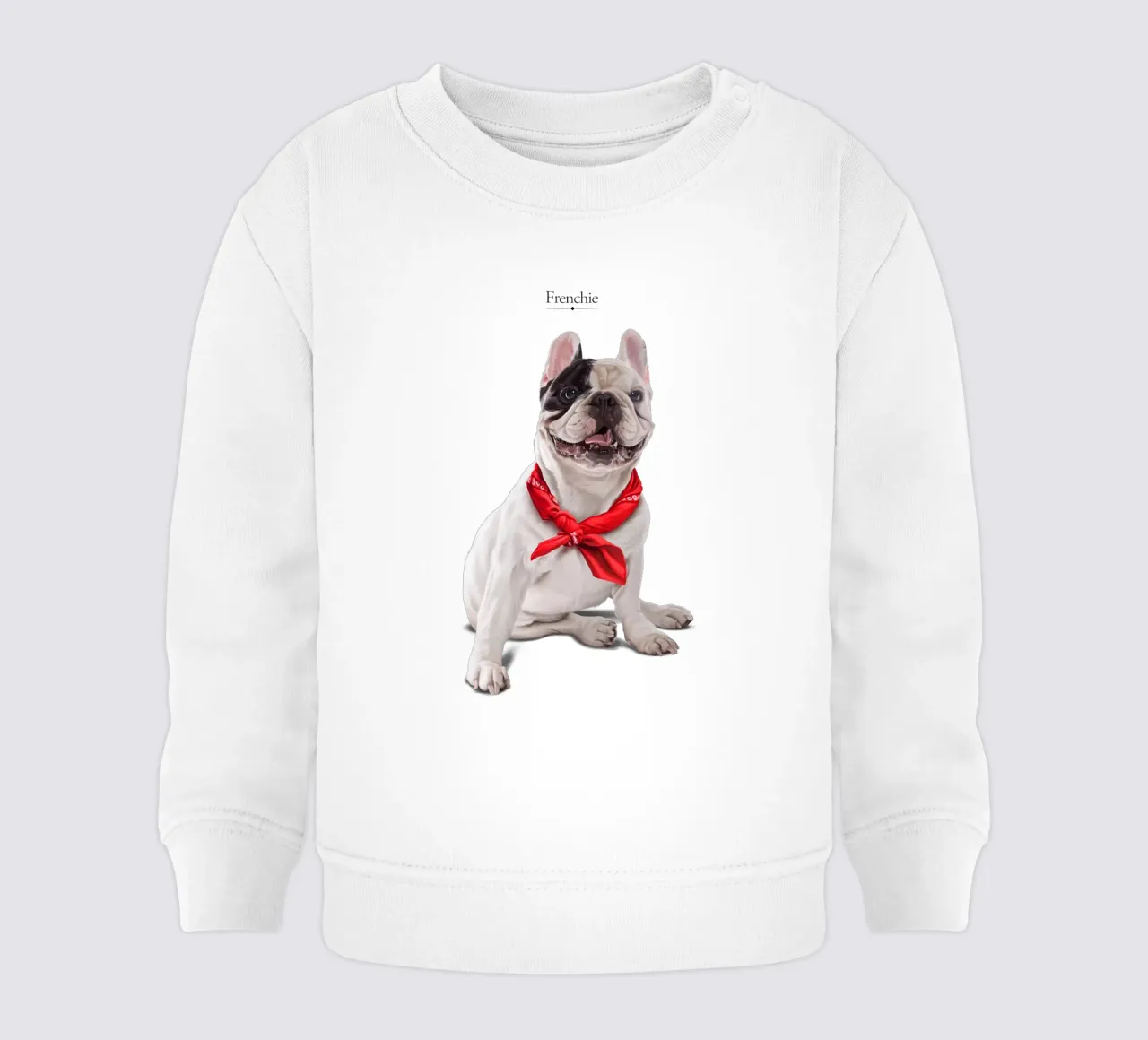 Frenchie (Titled) felpa neonato da Rob Art | Illustration
