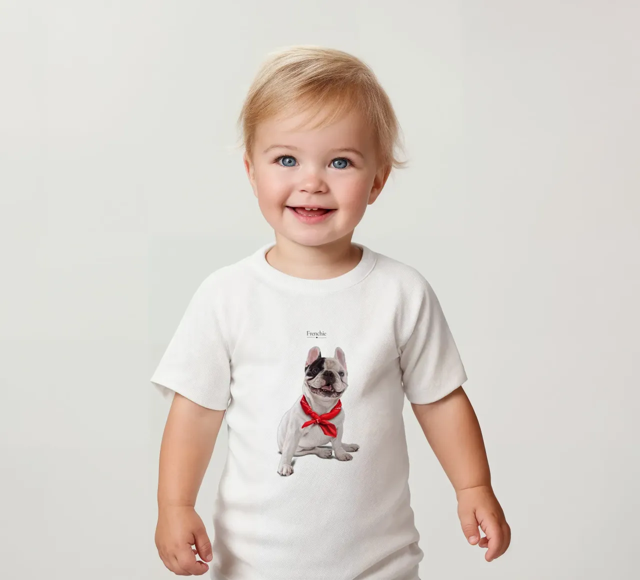 Frenchie (Titled) maglietta neonato da Rob Art | Illustration