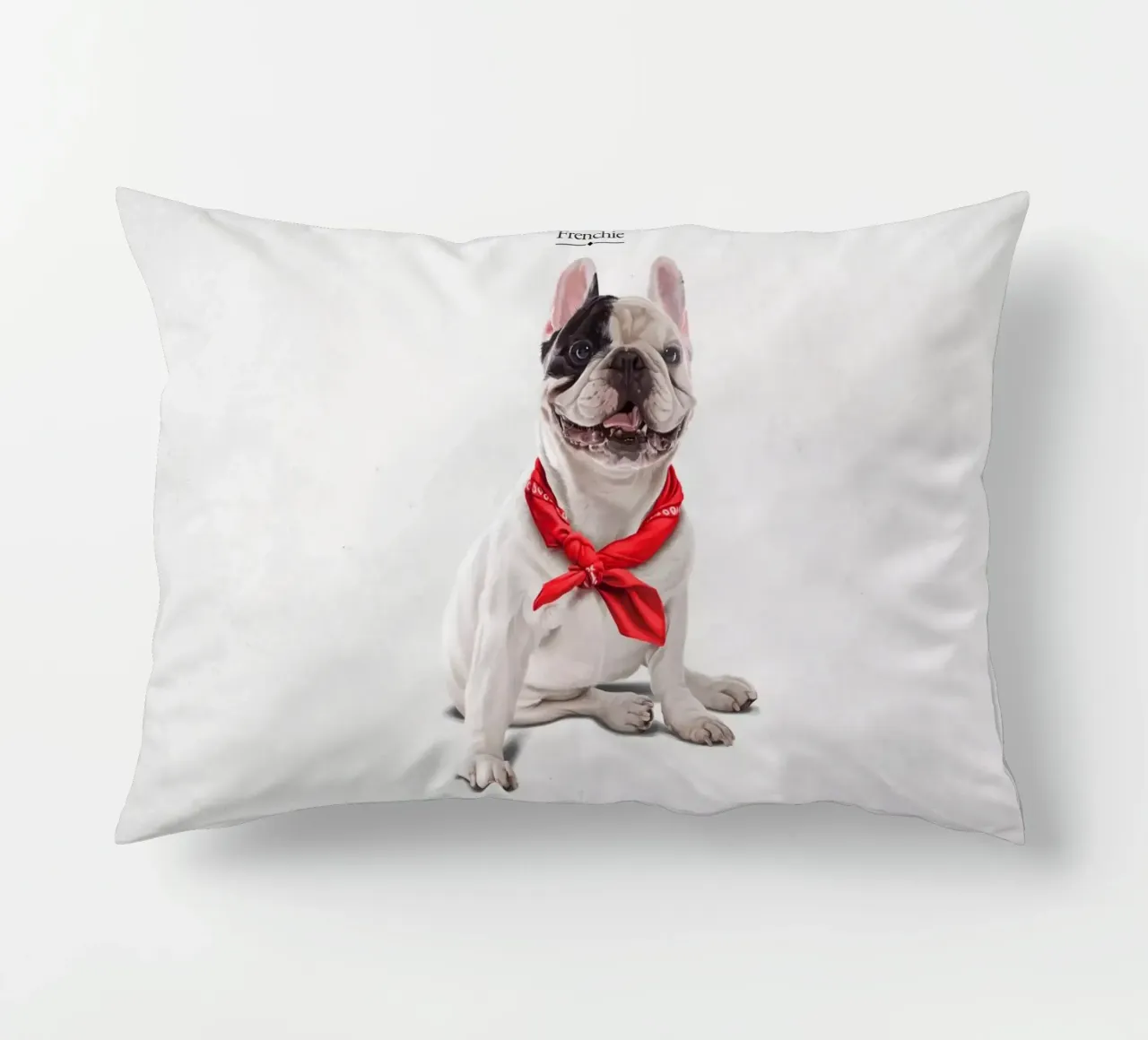 Frenchie (Titled) cuscino da Rob Art | Illustration