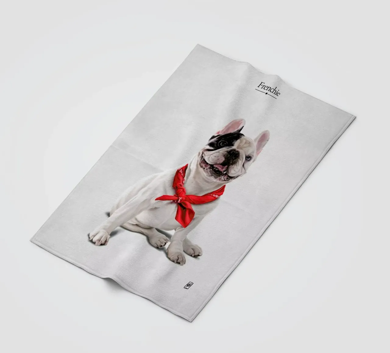 Frenchie (Titled) coperta in pile da Rob Art | Illustration