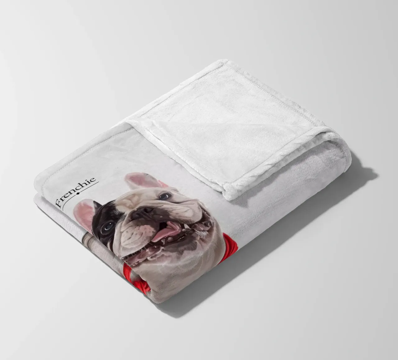 Frenchie (Titled) coperta in pile da Rob Art | Illustration