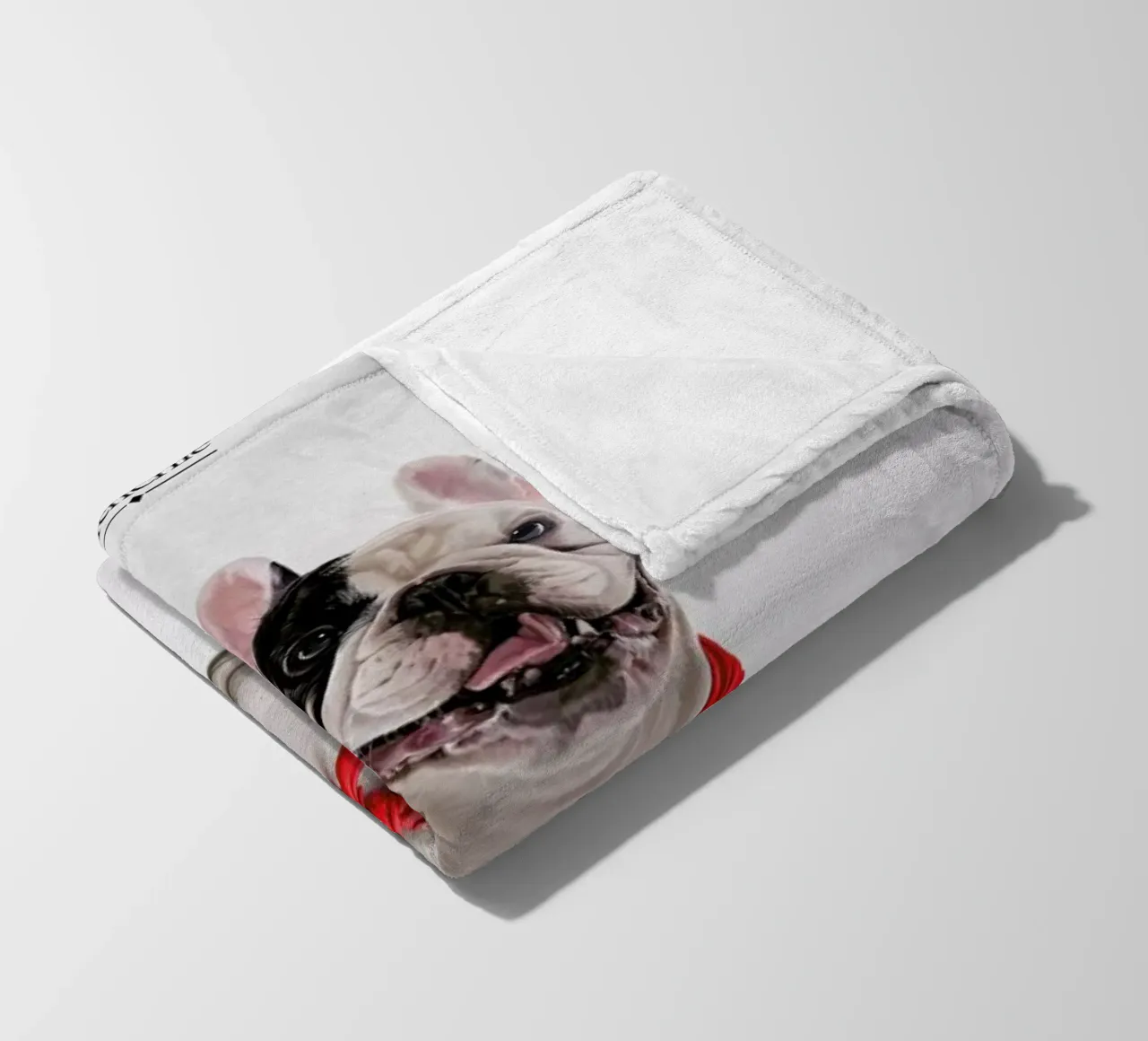 Frenchie (Titled) coperta in pile da Rob Art | Illustration