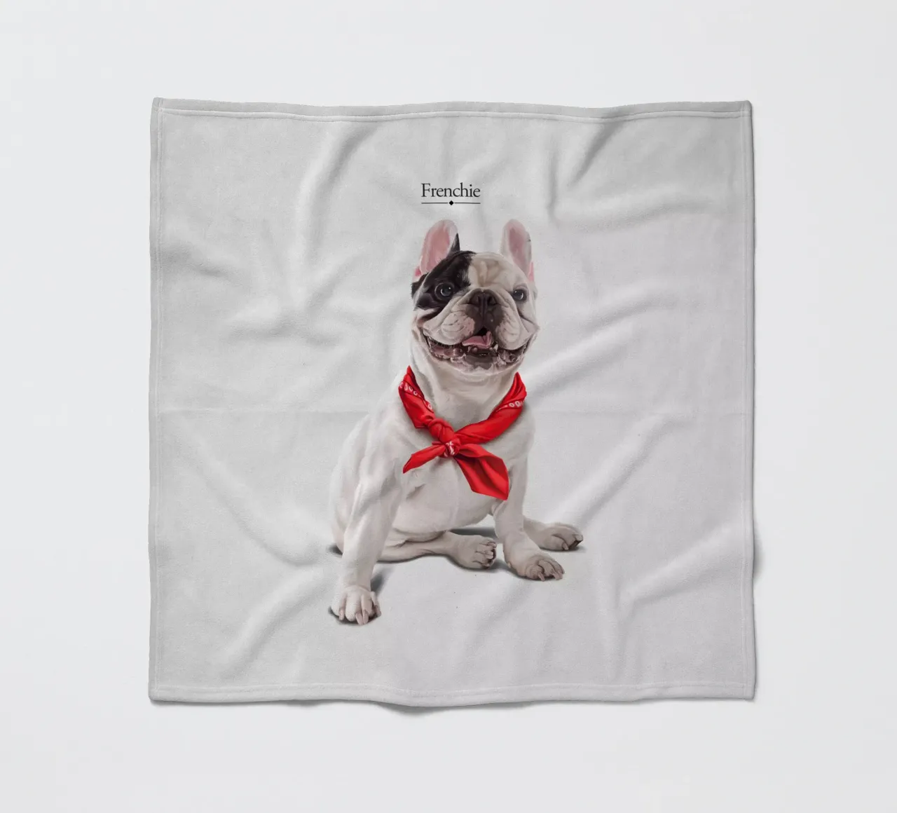 Frenchie (Titled) coperta in pile da Rob Art | Illustration