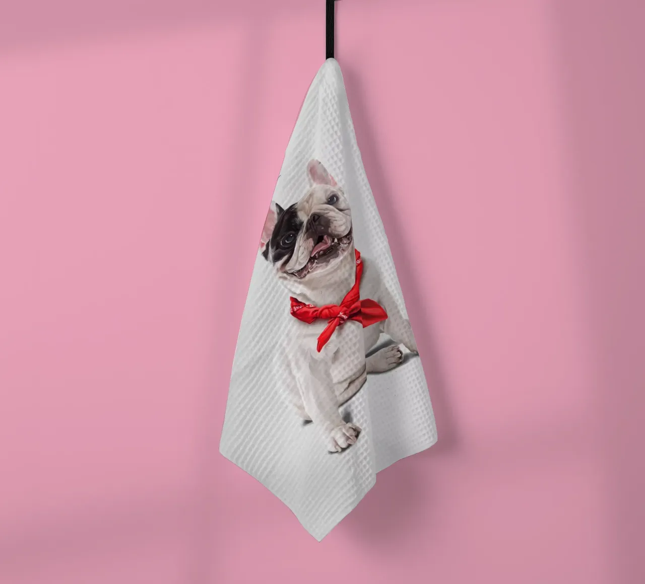 Frenchie (Titled) canovaccio da cucina da Rob Art | Illustration