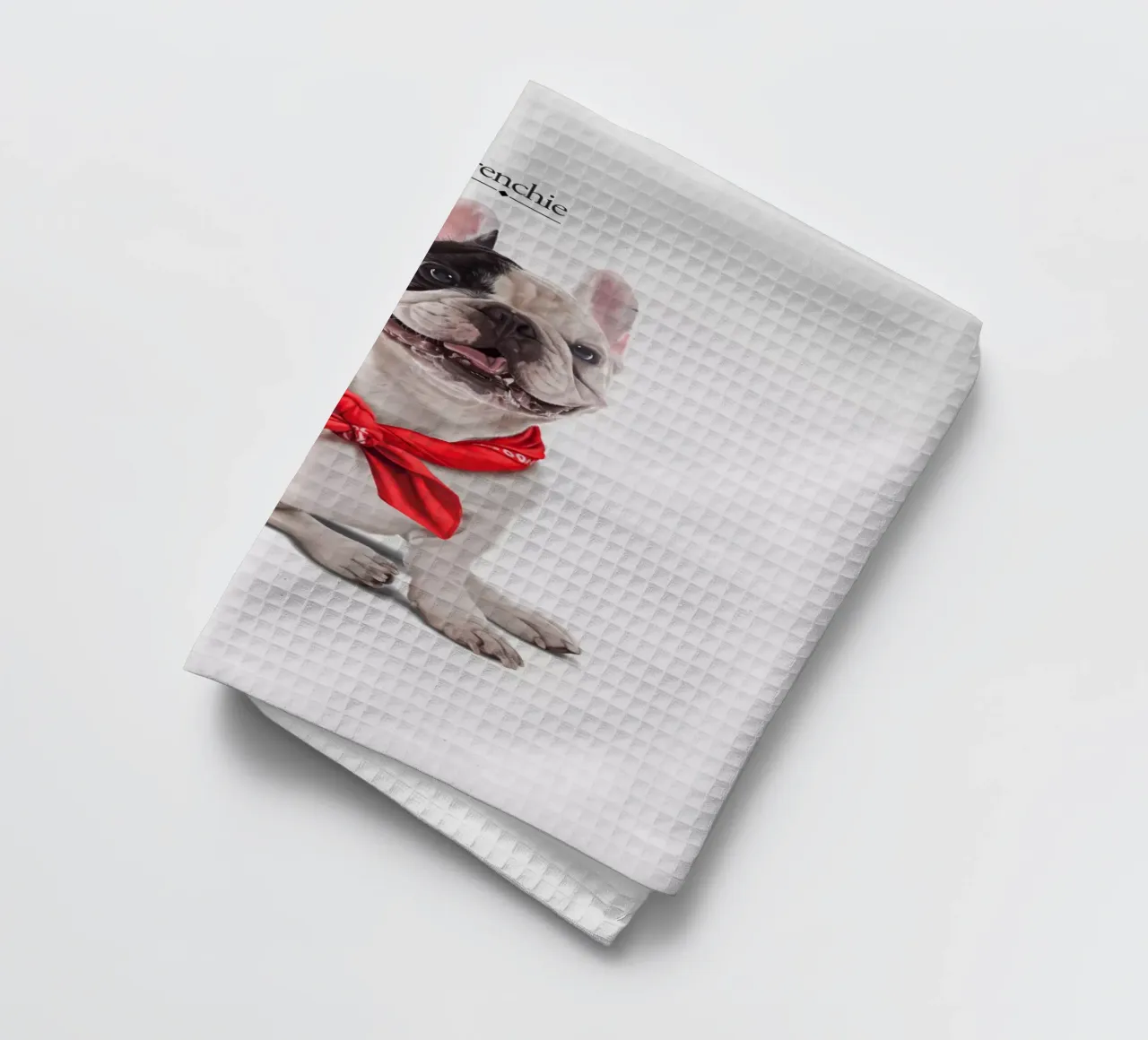 Frenchie (Titled) canovaccio da cucina da Rob Art | Illustration
