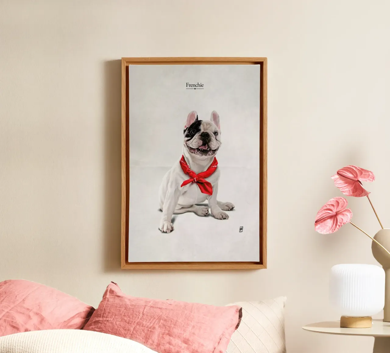 Frenchie (Titled) tela da Rob Art | Illustration