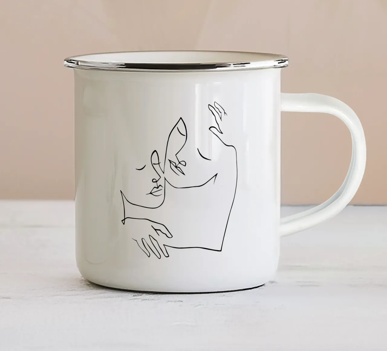 Endless Love tazza in smalto da Ninhol