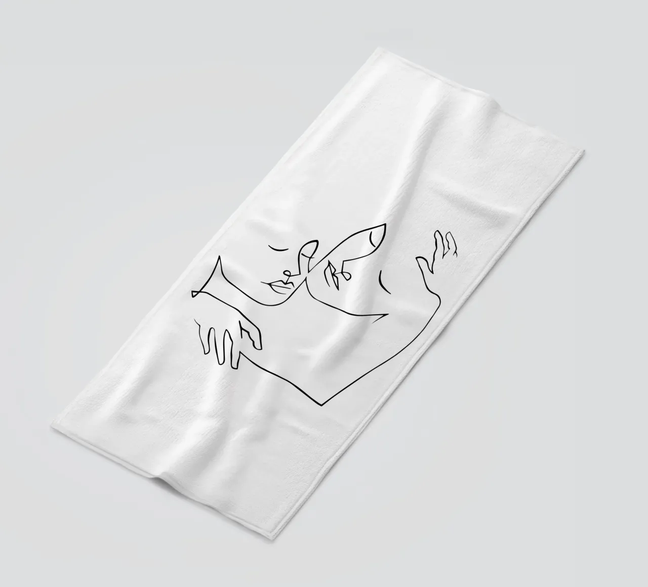 Endless Love beach towel by Ninhol