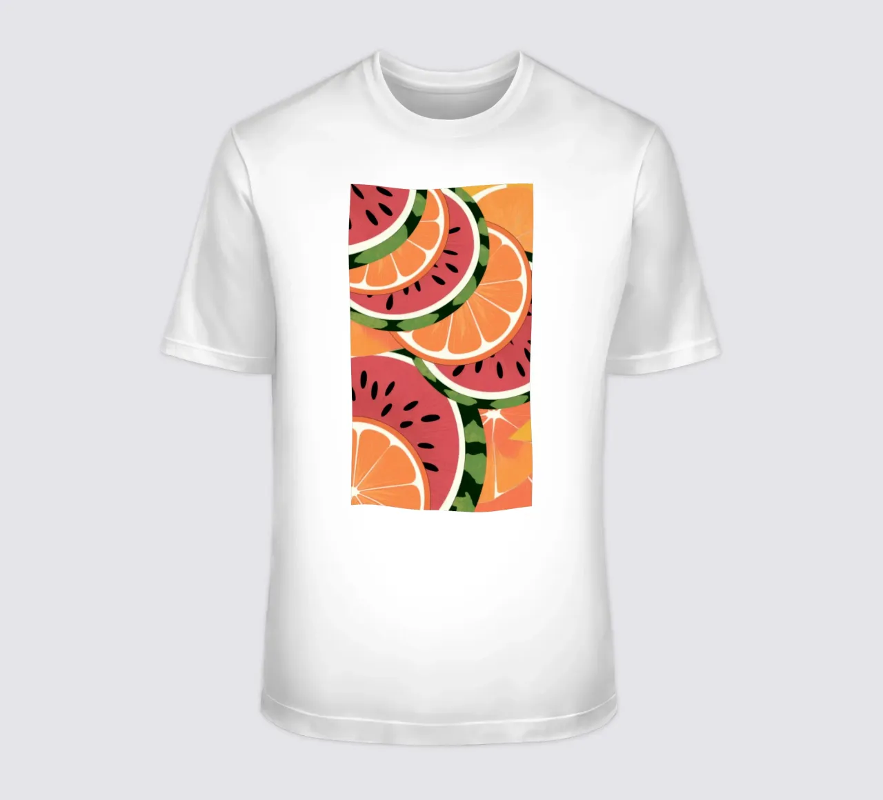 Sappige Watermeloen Citrus t-shirt van Atelier Tiga