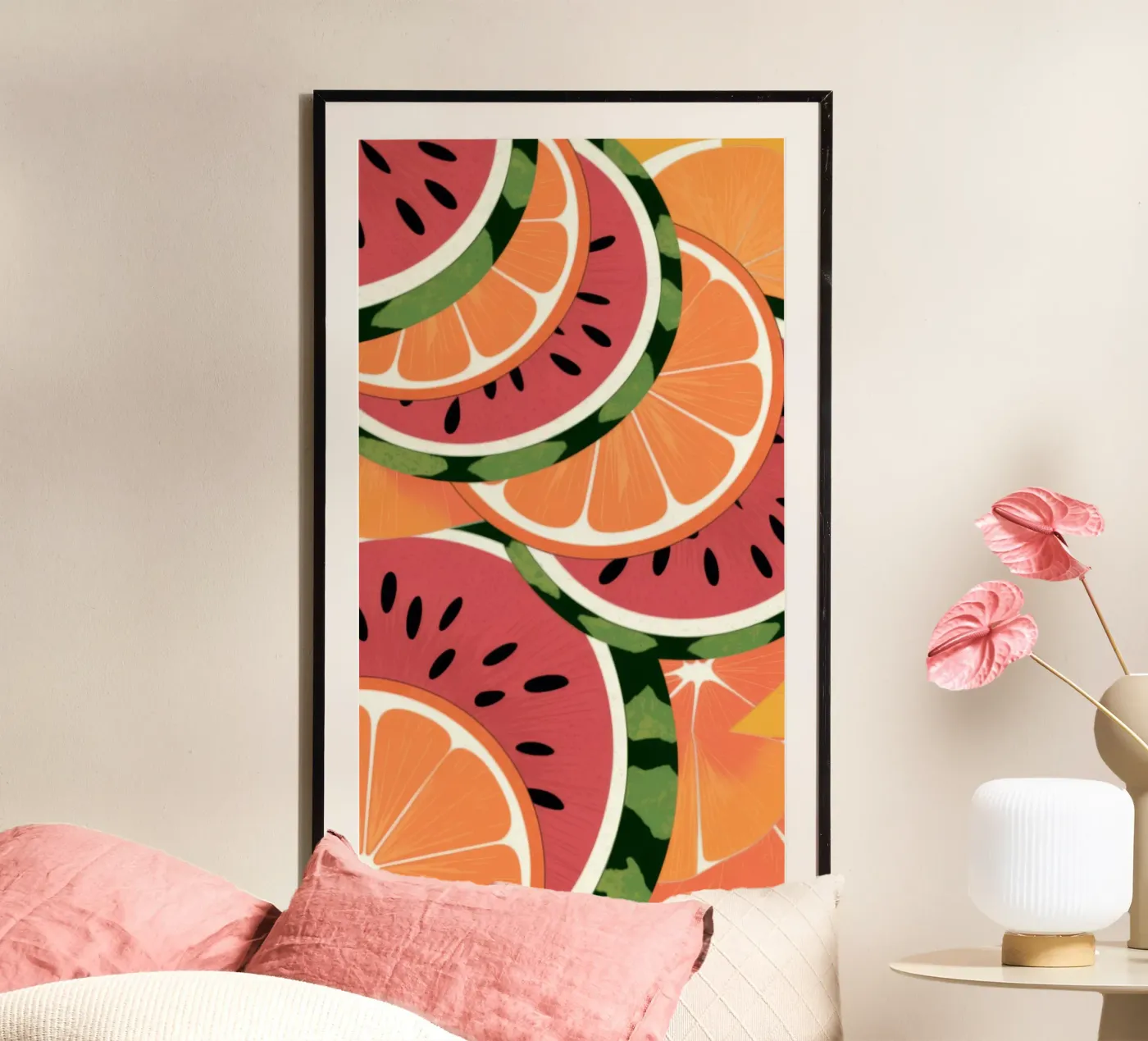 Juicy Watermelon Citrus poster de Atelier Tiga