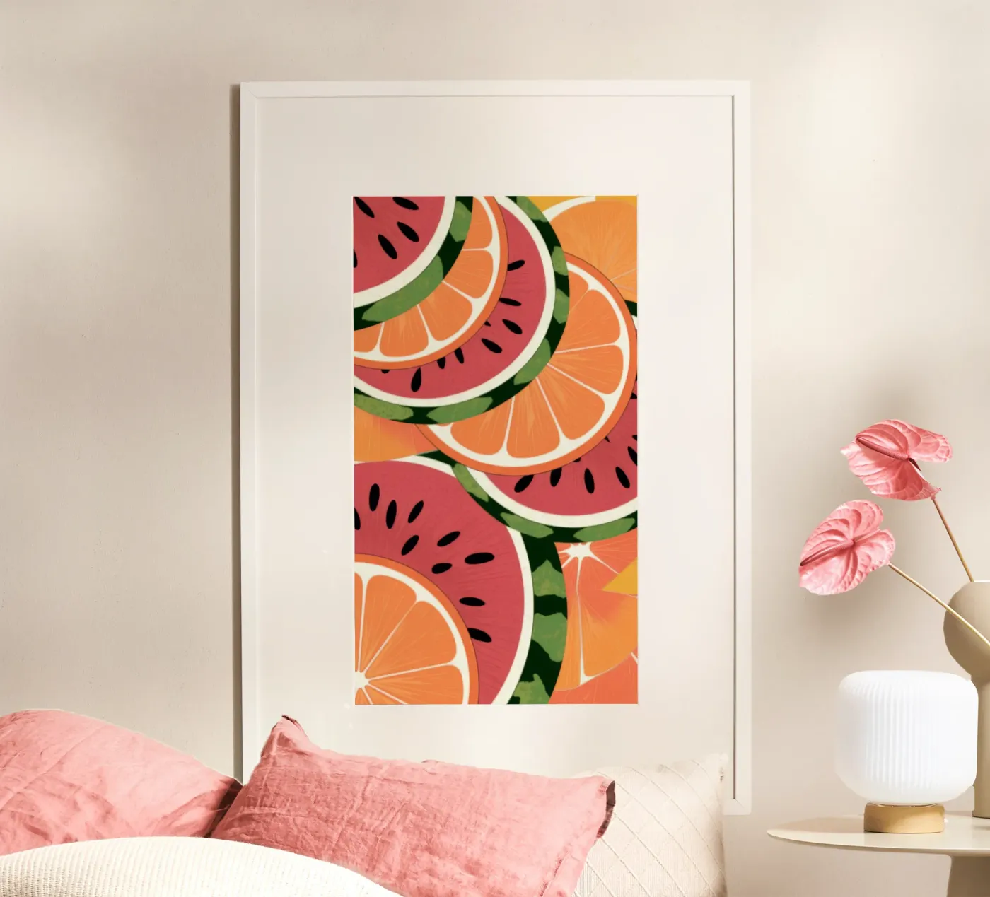 Juicy Watermelon Citrus poster de Atelier Tiga