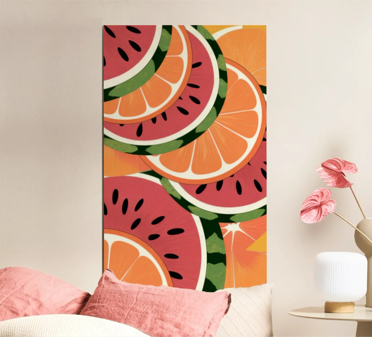 Pastèque juteuse Agrumes poster de Atelier Tiga