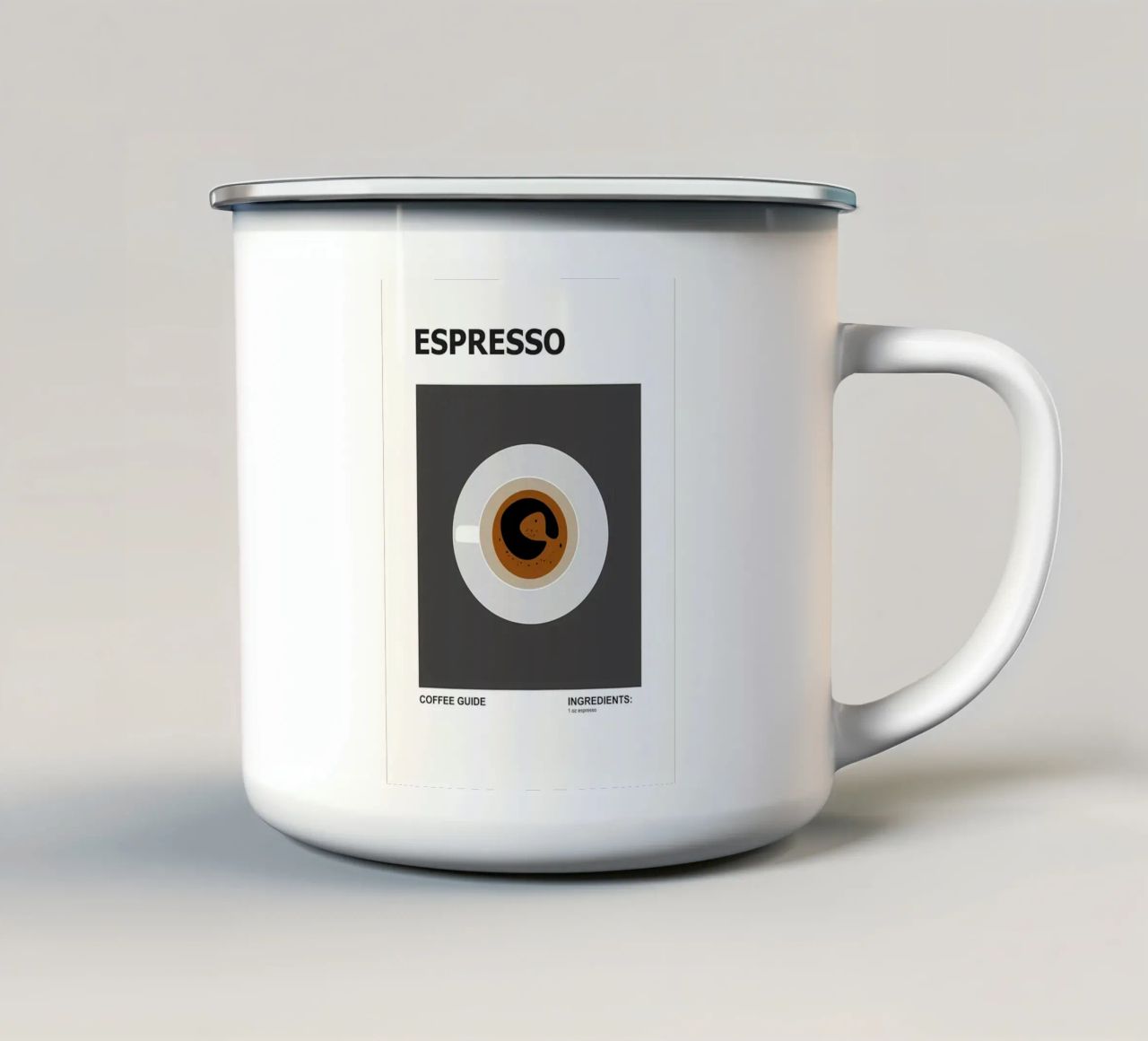 Guida al caffè espresso tazza in smalto da Yeadon