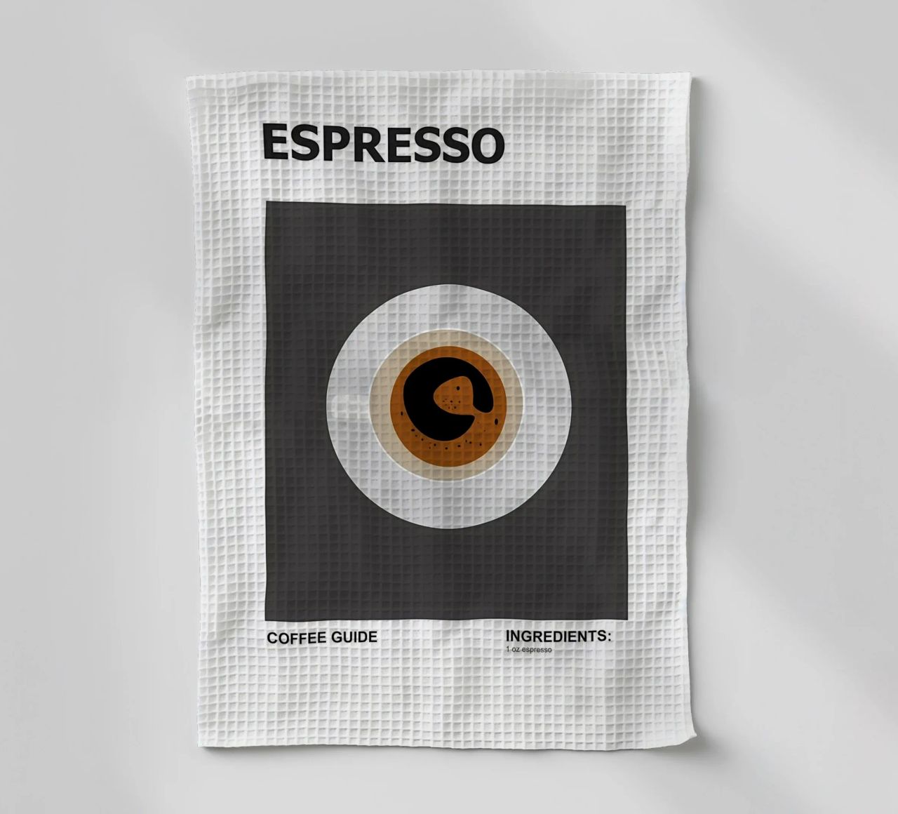 Espresso-Kaffeeführer Geschirrtuch von Yeadon