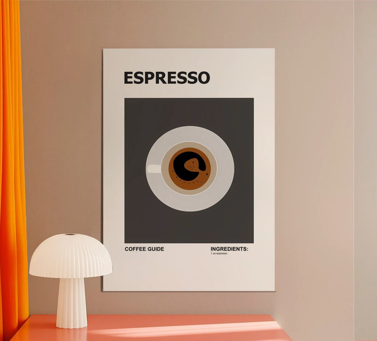 Espresso-Kaffeeführer Poster von Yeadon