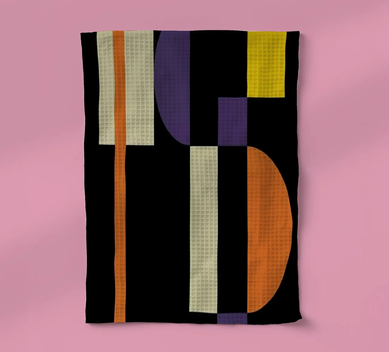 About Black II tea towel by Metron