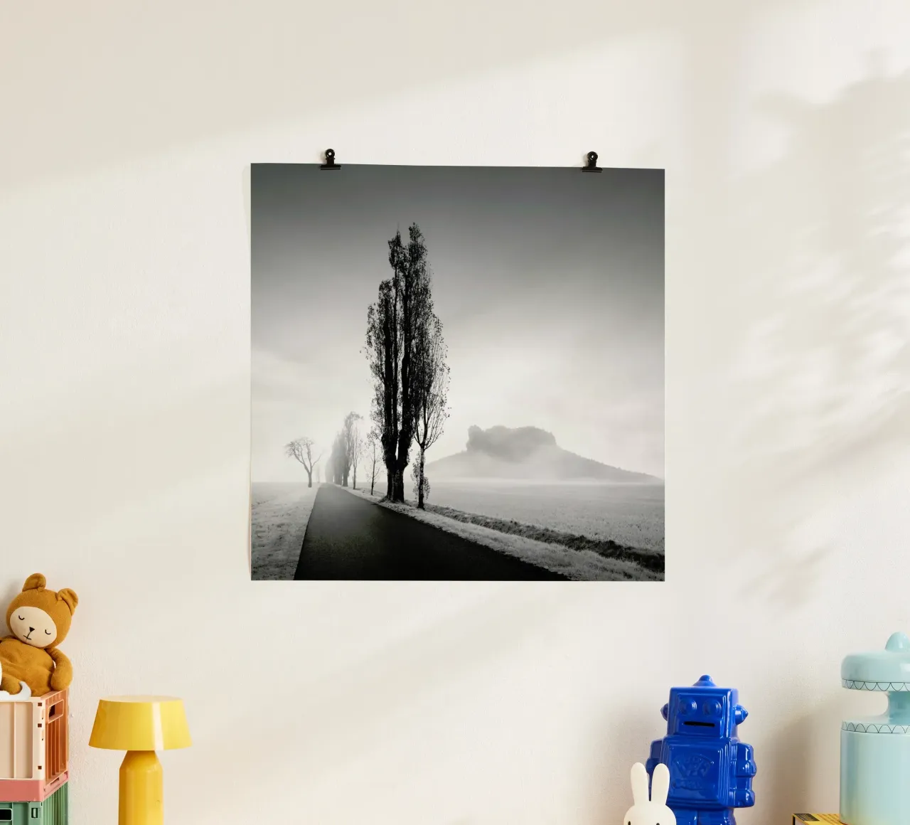 Sächsische Schweiz - Mount Lilienstein poster con telaio in plastica da Håggard Photography | Ronny Behnert