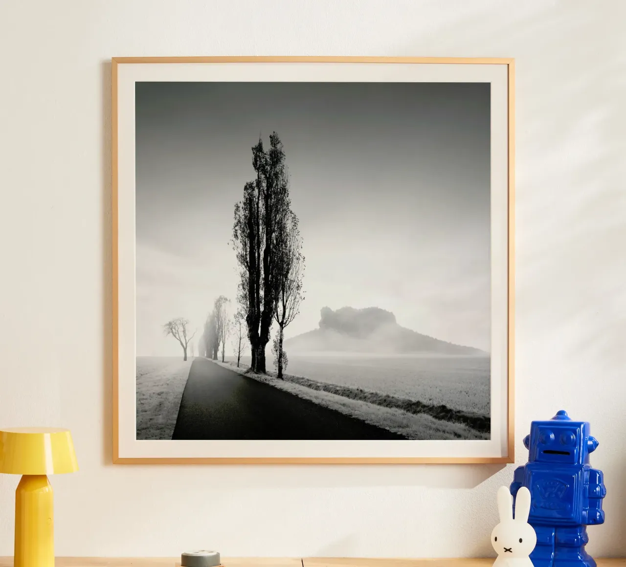 Sächsische Schweiz - Mount Lilienstein poster con telaio in plastica da Håggard Photography | Ronny Behnert