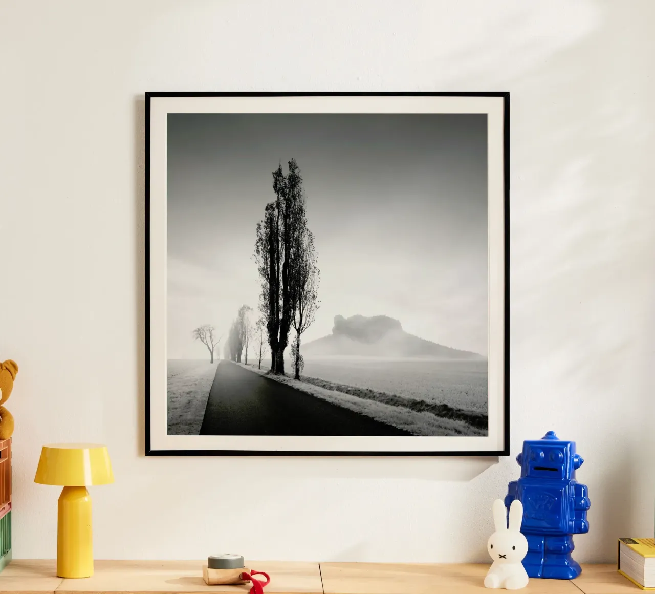 Sächsische Schweiz - Mount Lilienstein poster con telaio in plastica da Håggard Photography | Ronny Behnert