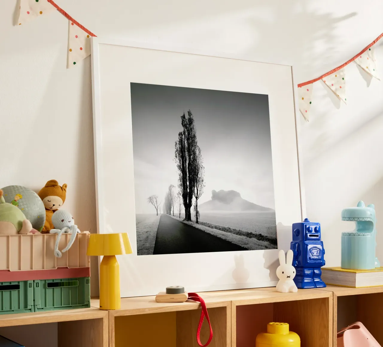 Sächsische Schweiz - Mount Lilienstein poster con telaio in plastica da Håggard Photography | Ronny Behnert
