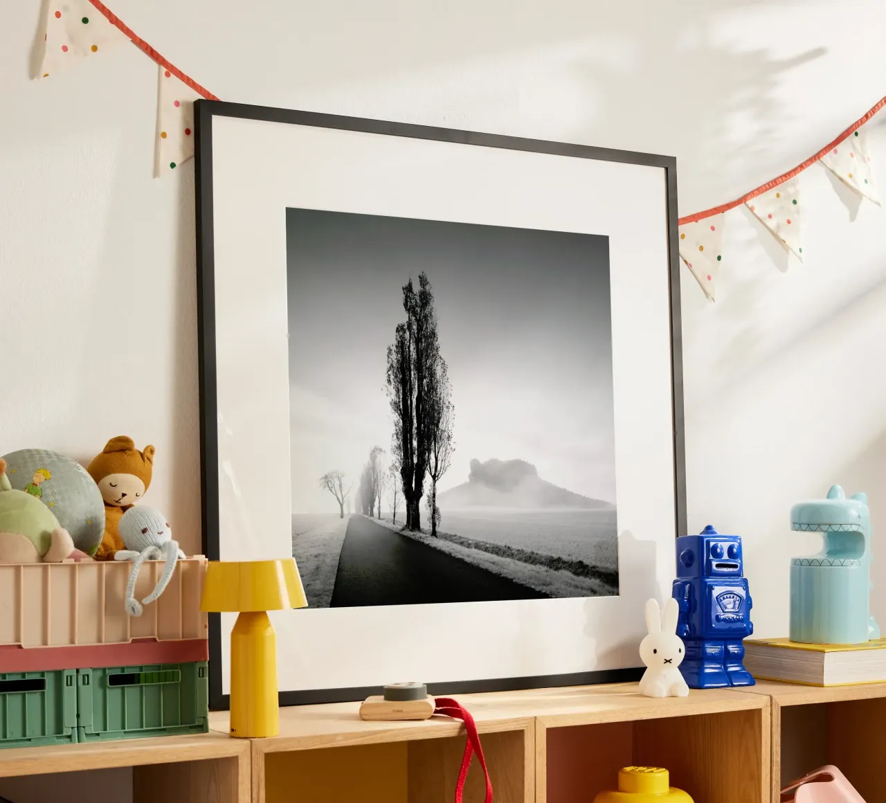 Sächsische Schweiz - Mount Lilienstein poster con telaio in plastica da Håggard Photography | Ronny Behnert