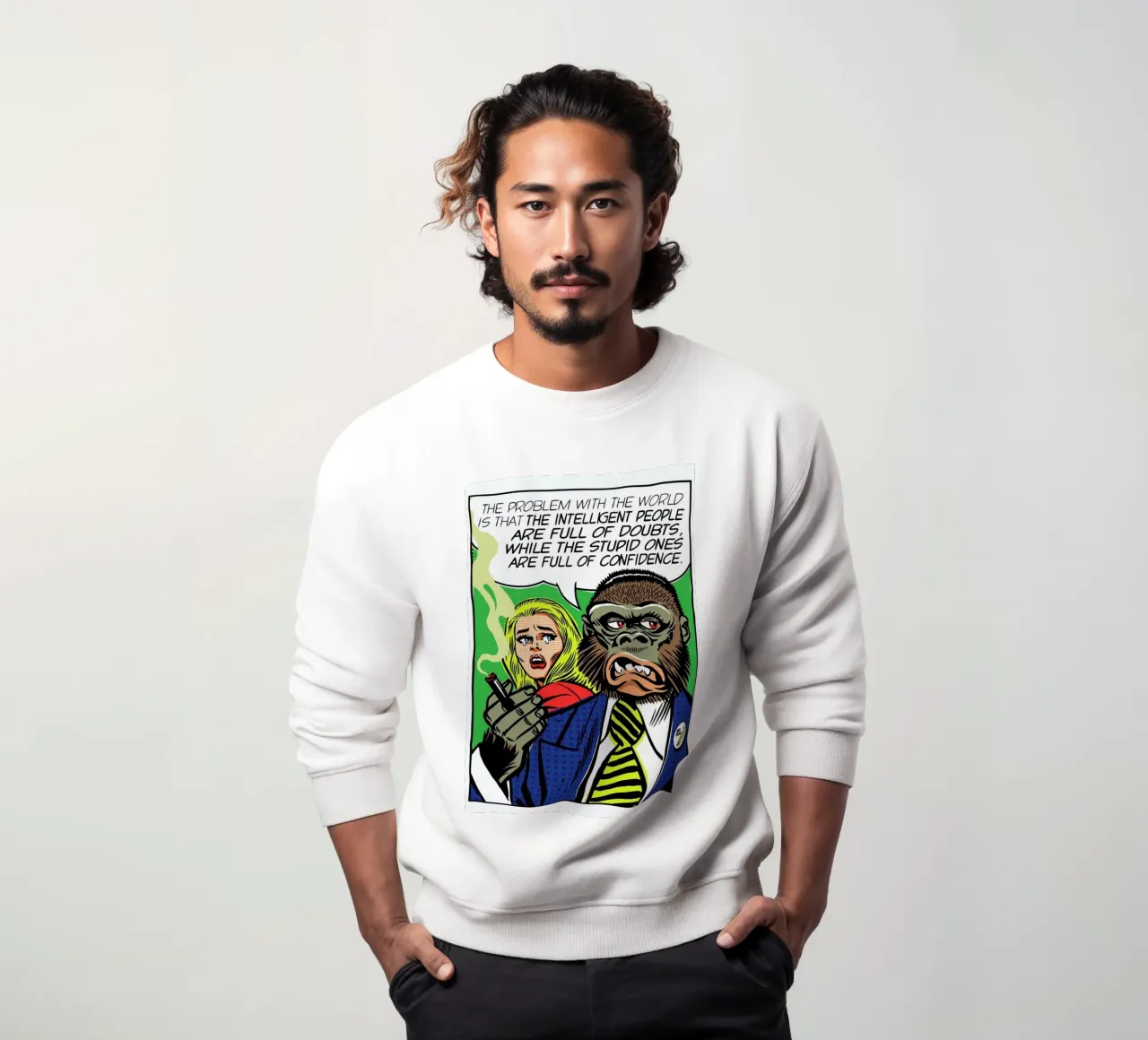 The Problem With The World sweatshirt van Butcher Billy