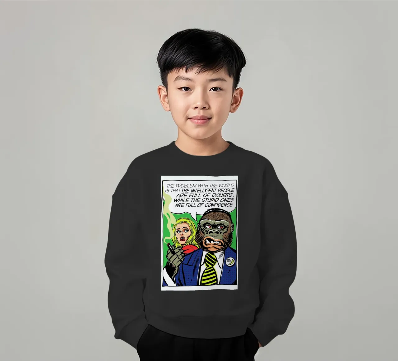 The Problem With The World felpa bambino da Butcher Billy