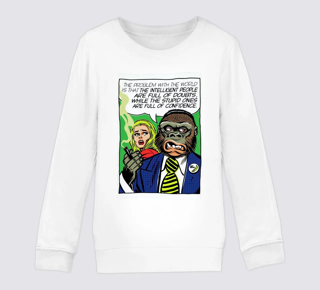 The Problem With The World kids sweatshirt by Butcher Billy