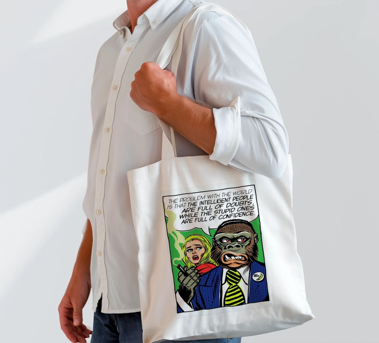 The Problem With The World borsa in juta da Butcher Billy