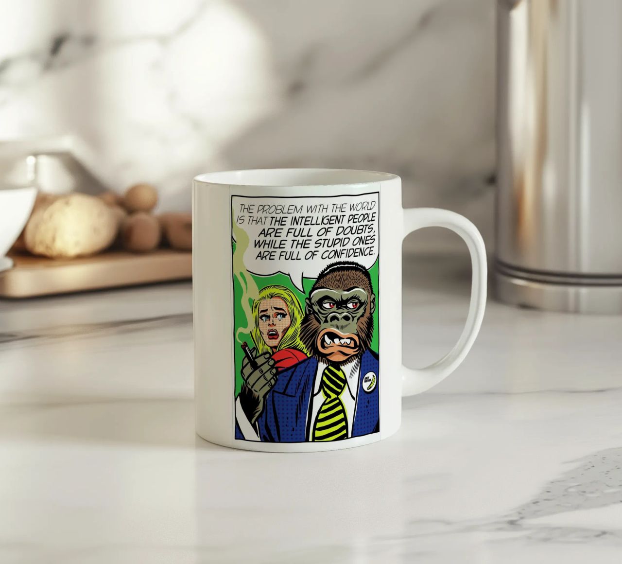 The Problem With The World tazza in ceramica da Butcher Billy