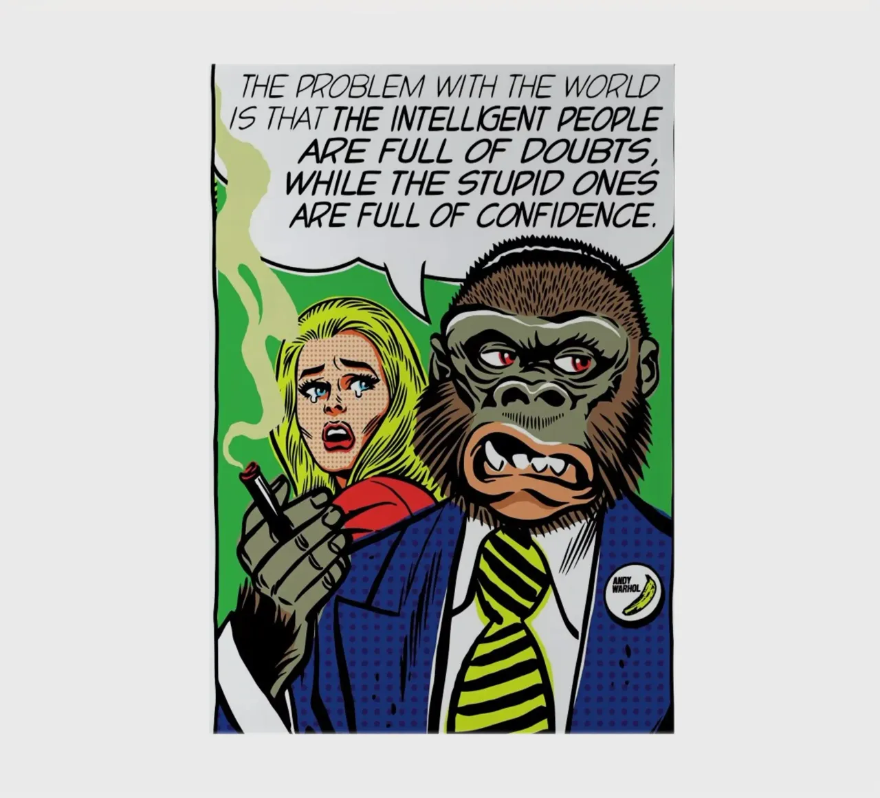 The Problem With The World notebook by Butcher Billy