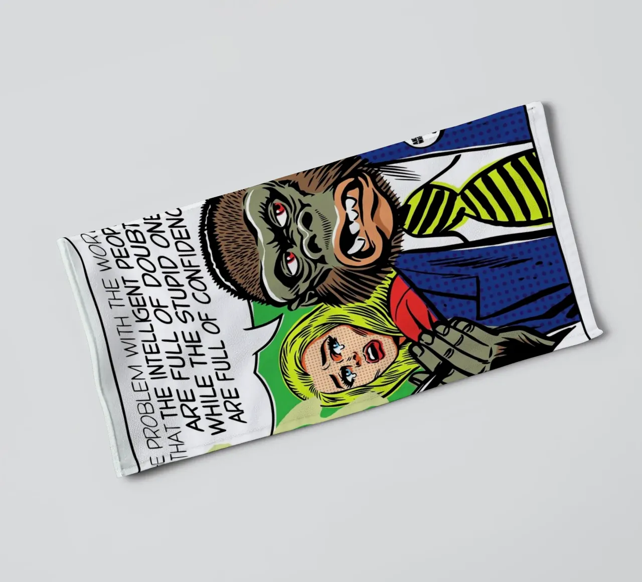 The Problem With The World towel by Butcher Billy