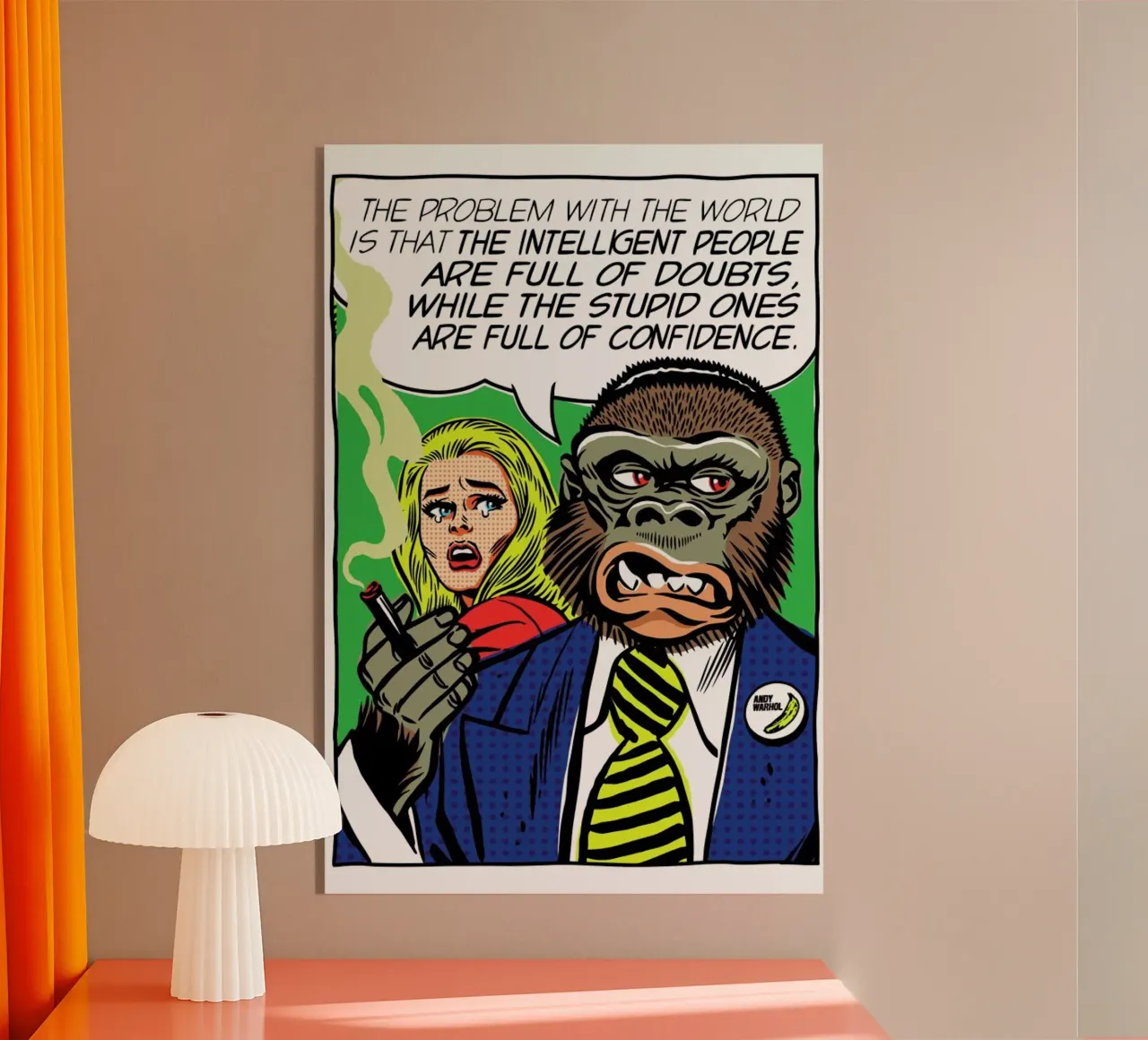 The Problem With The World Acryl-Glas von Butcher Billy