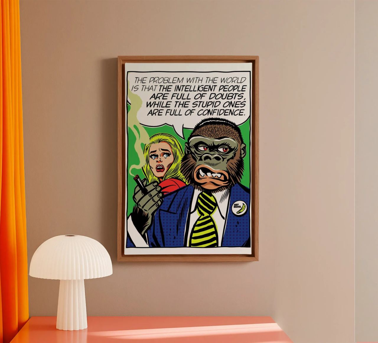 The Problem With The World Leinwand von Butcher Billy