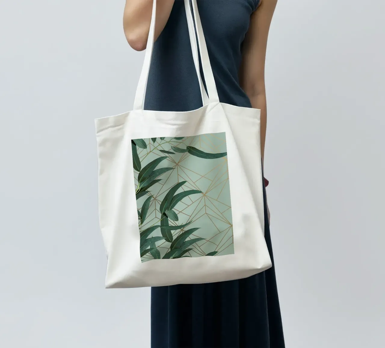 Branches And Leaves borsa in juta da XOXO Arte