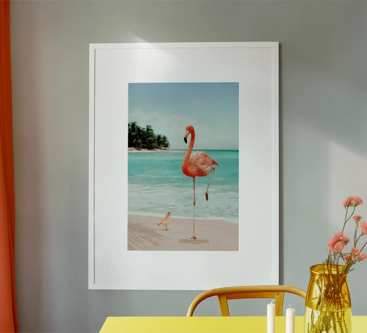 Wannabe Flamingo poster da Jonas Loose