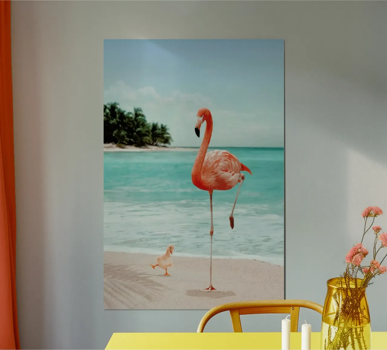 Wannabe Flamingo poster da Jonas Loose