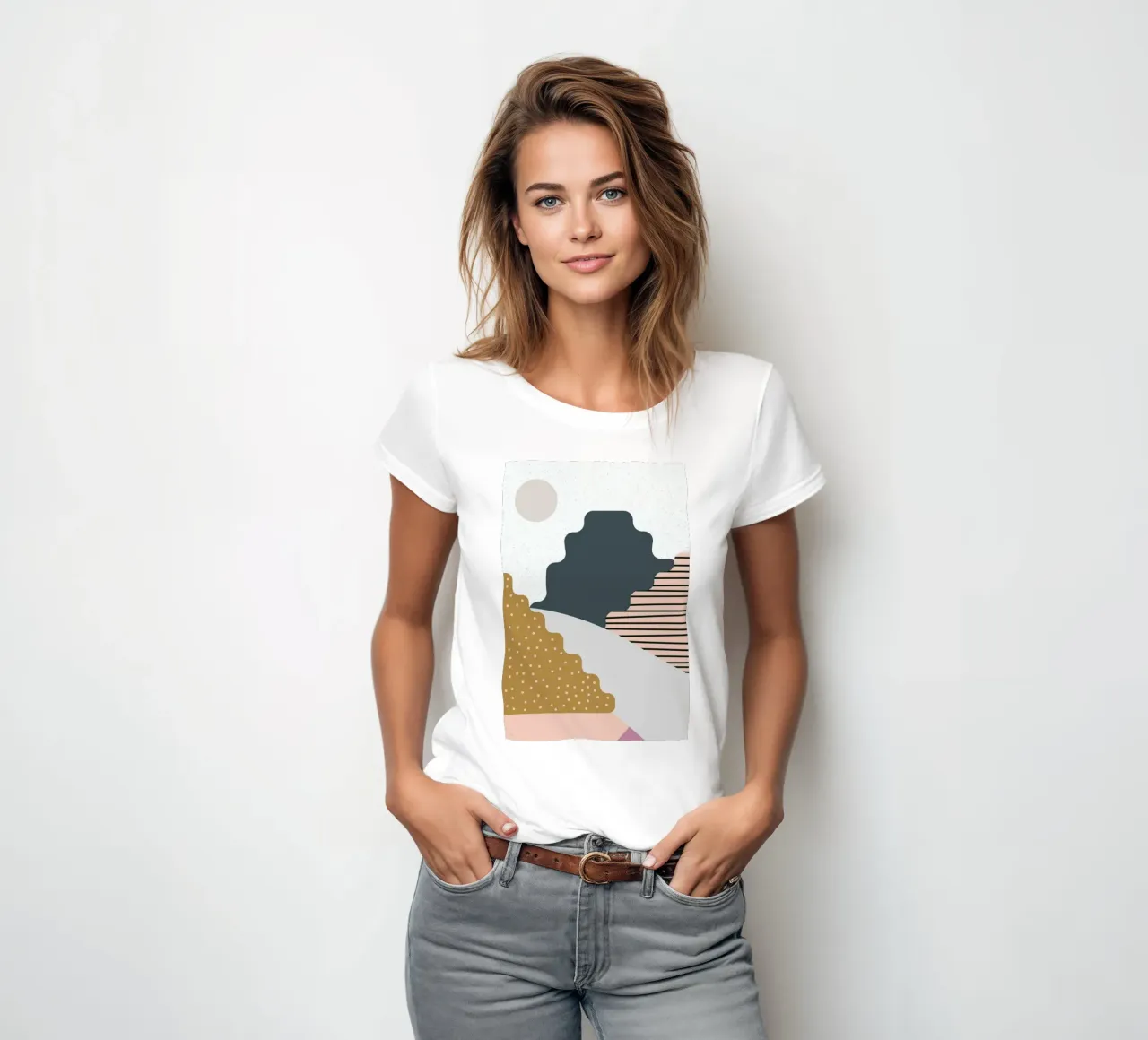 Mountain t-shirt da donna da Linda Gobeta