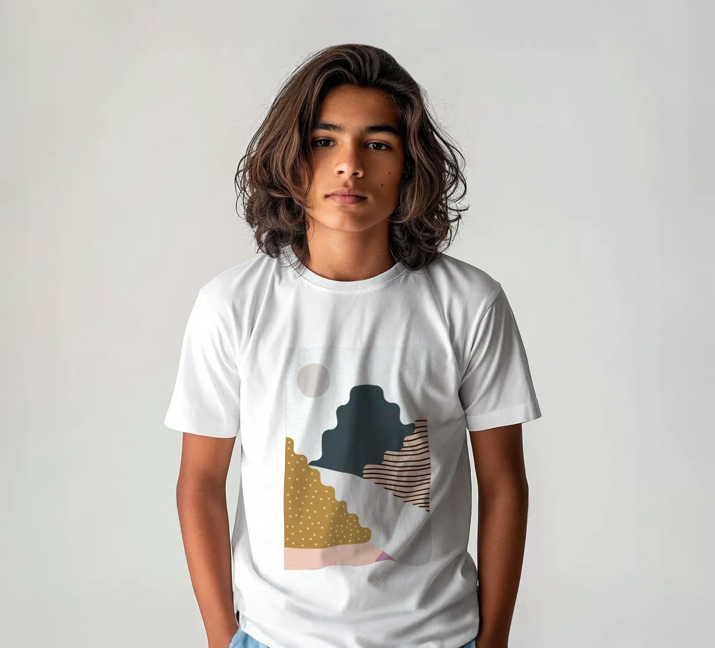 Mountain kinder t-shirt van Linda Gobeta