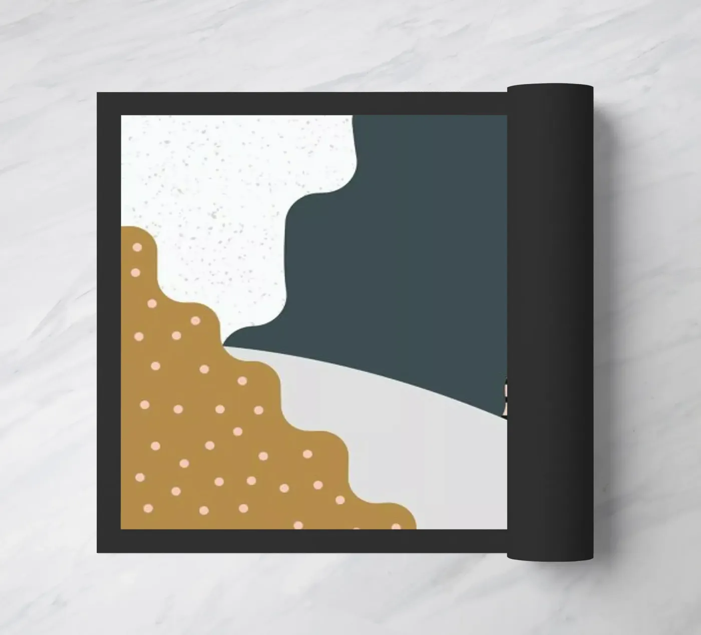 Mountain doormat by Linda Gobeta