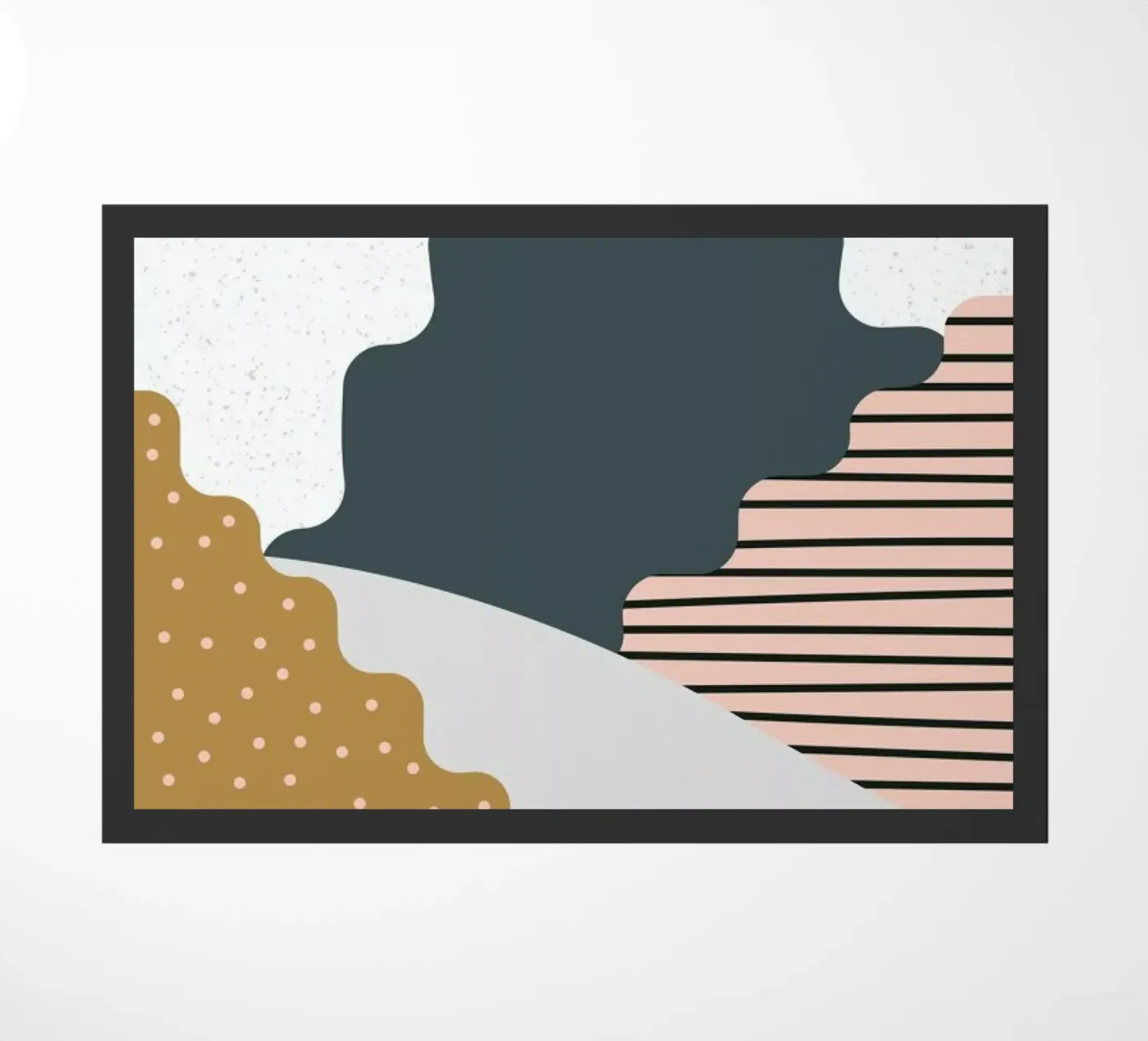 Mountain doormat by Linda Gobeta