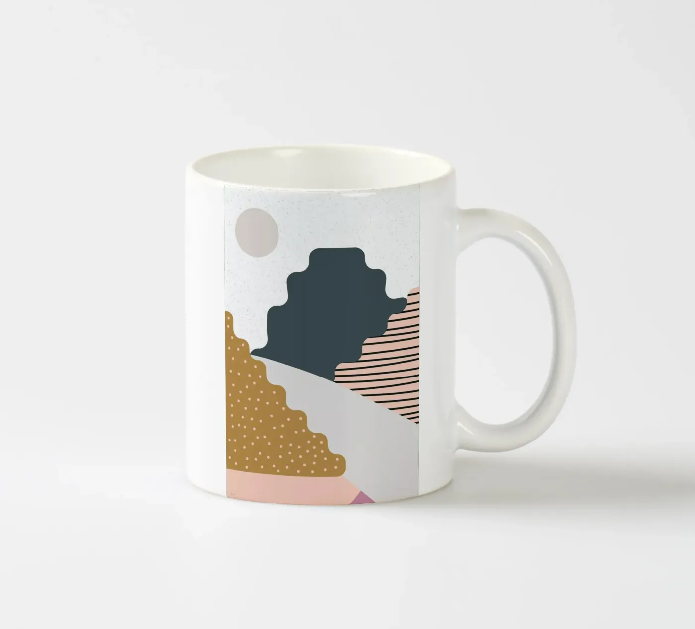 Mountain ceramic mug by Linda Gobeta