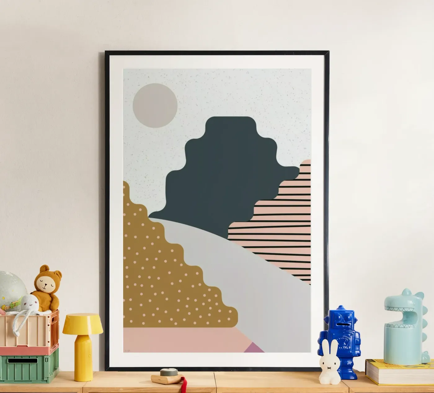 Mountain poster van Linda Gobeta