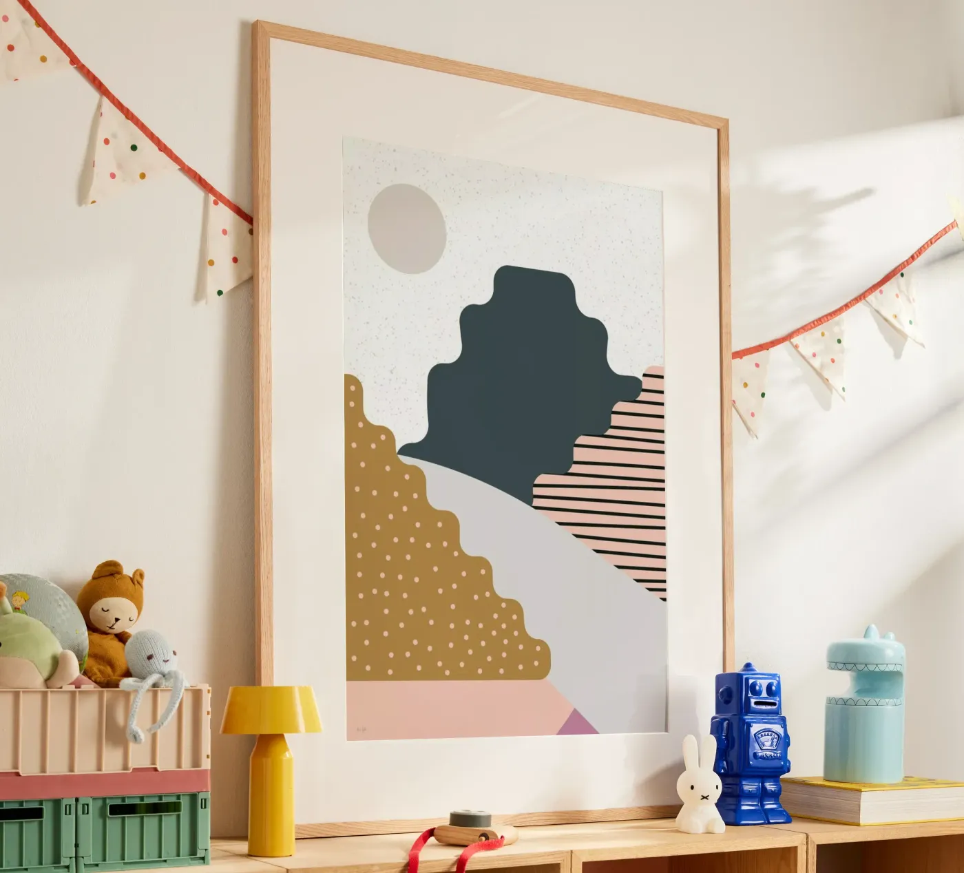 Mountain poster van Linda Gobeta