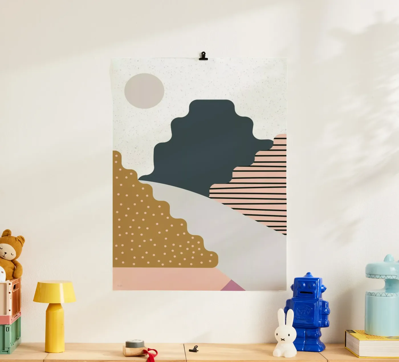 Mountain poster van Linda Gobeta