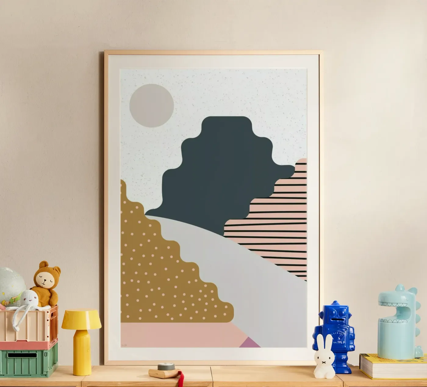 Mountain poster van Linda Gobeta
