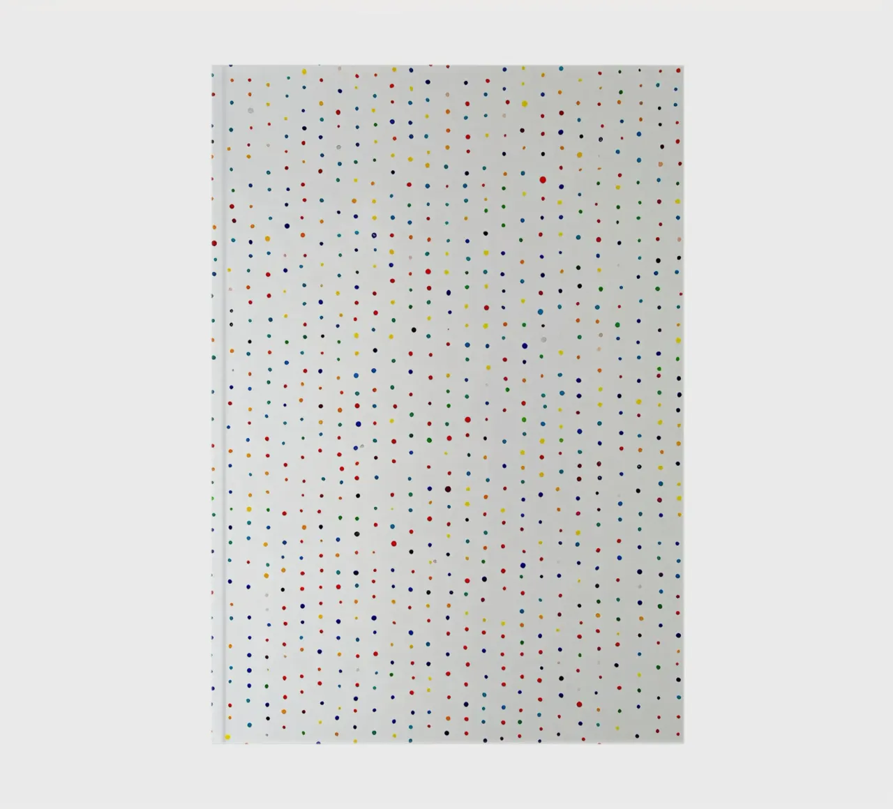 Polkadots Abstract Dots White Colourful Colourful Minimal notebook by Nikis Art Studio