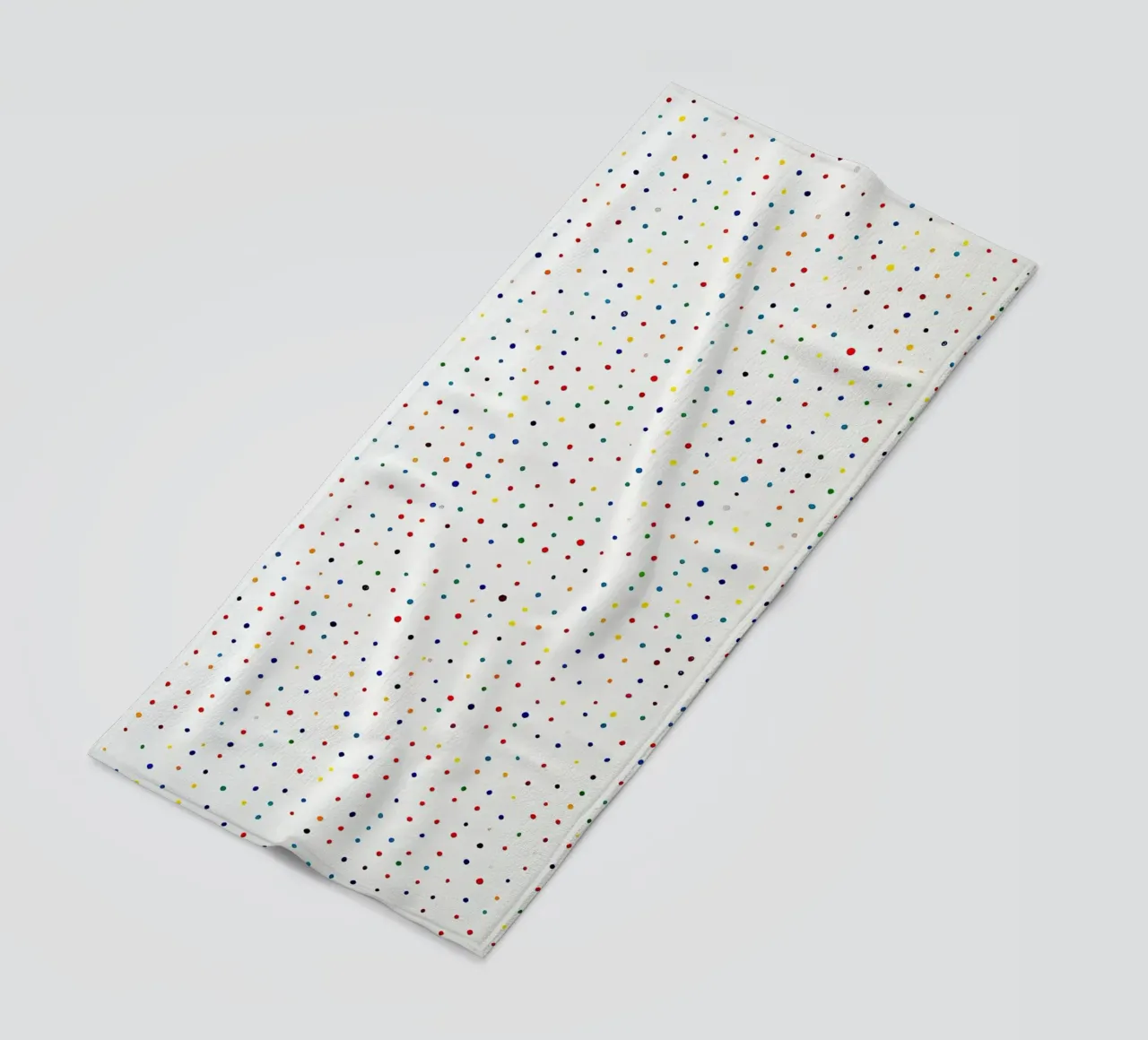 Polkadots Puntini astratti Bianco Colorato Colorato Minimale telo mare da Nikis Art Studio