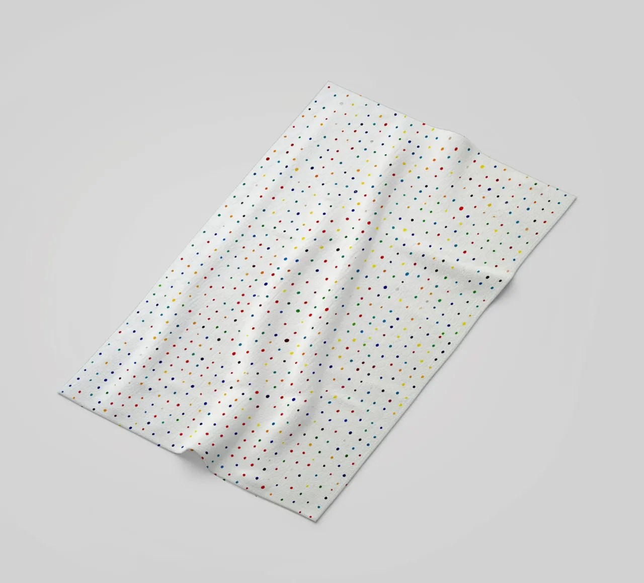 Polkadots Puntini astratti Bianco Colorato Colorato Minimale telo mare da Nikis Art Studio