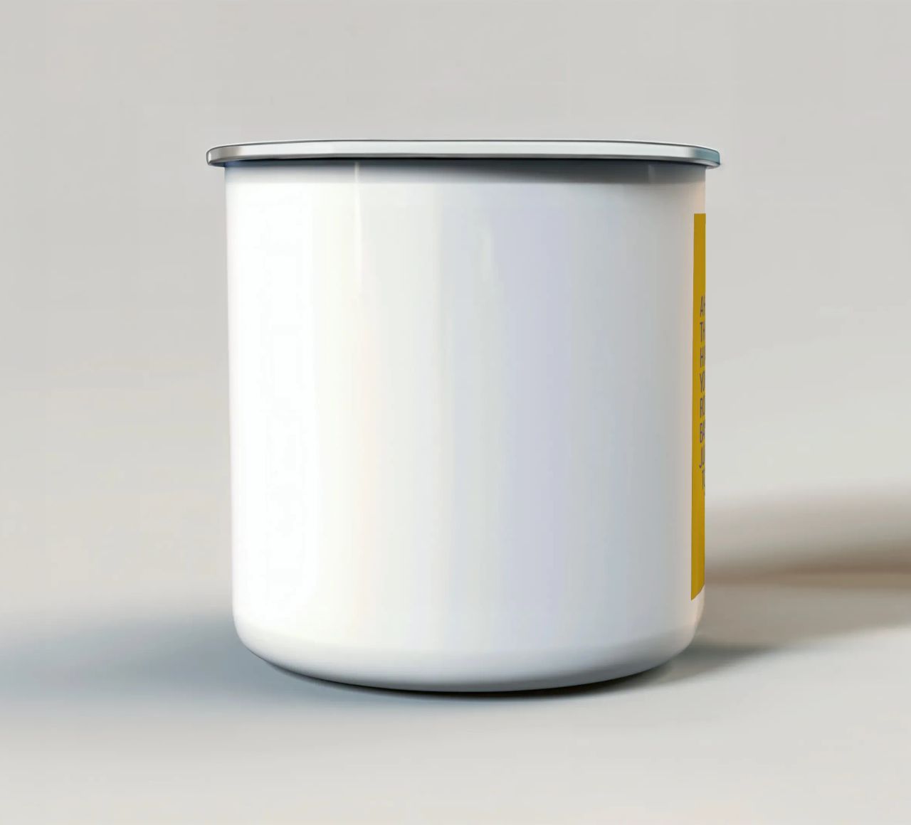Delight - Yellow tazza in smalto da Studio One